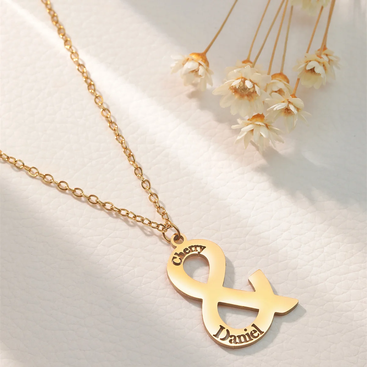 

Stainless Steel Custom Name Necklace And Sign Symbol Pendant Personalized Jewelry for Women Gift