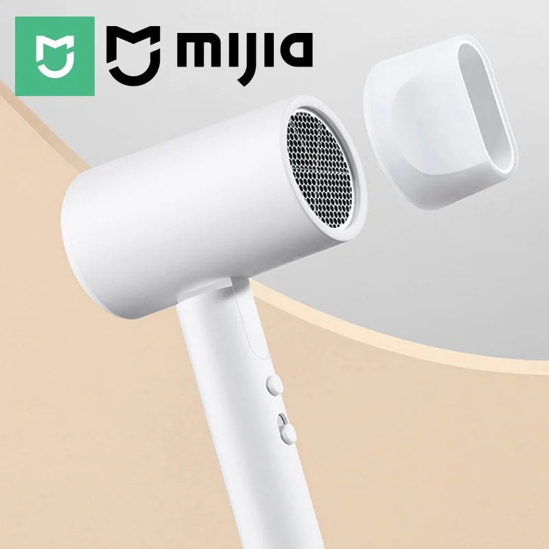 

Складной портативный фен MIJIA, скорость воздушного потока 15 м/с, 50 миллионов отрицательных ионов, 4 режима, 1600 Вт, 220 В, китайская версия с адаптером