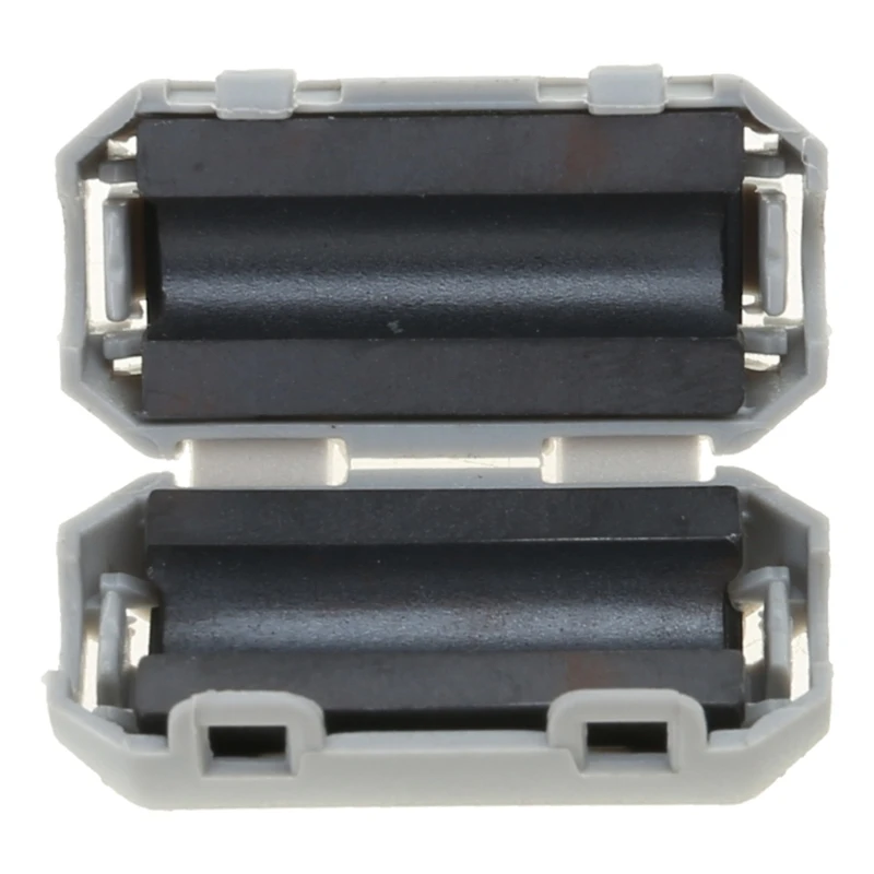 Clip-on Ferrite Ring Ferrite Cable Clip RFI Noise Suppressor Filter Cable Clip for Telephones Speakers Dropship