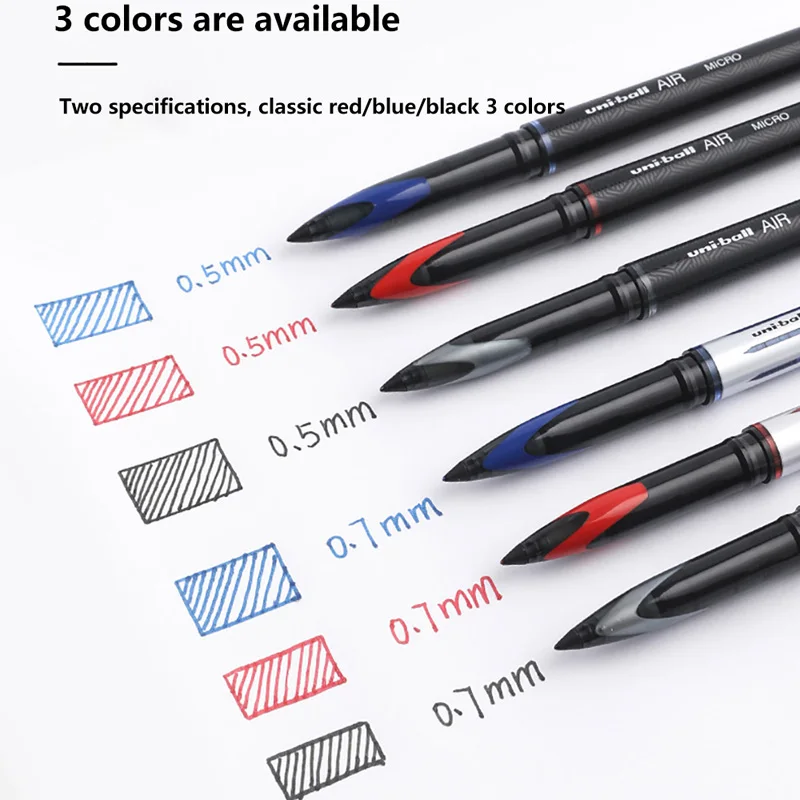 gel pen blue uniball air roller ball pen Air Roller Ball Uni Ball Air Gel Pen Uni-Ball Air Roller Ball Gel Pens  Extra Fine Point Japan Super Ink Free Control Blue Black Red Ink Smooth  Writing AliExpress 21