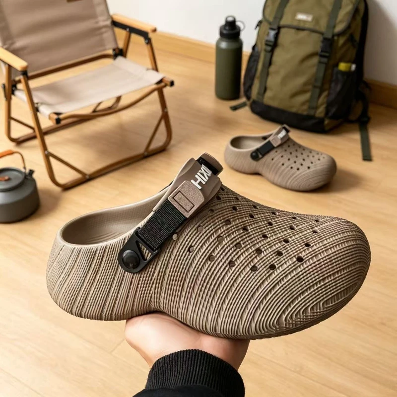 

2026 Men Women Breathable EVA Clogs Adjustable Strap Non-slip Casual Garden Shoes