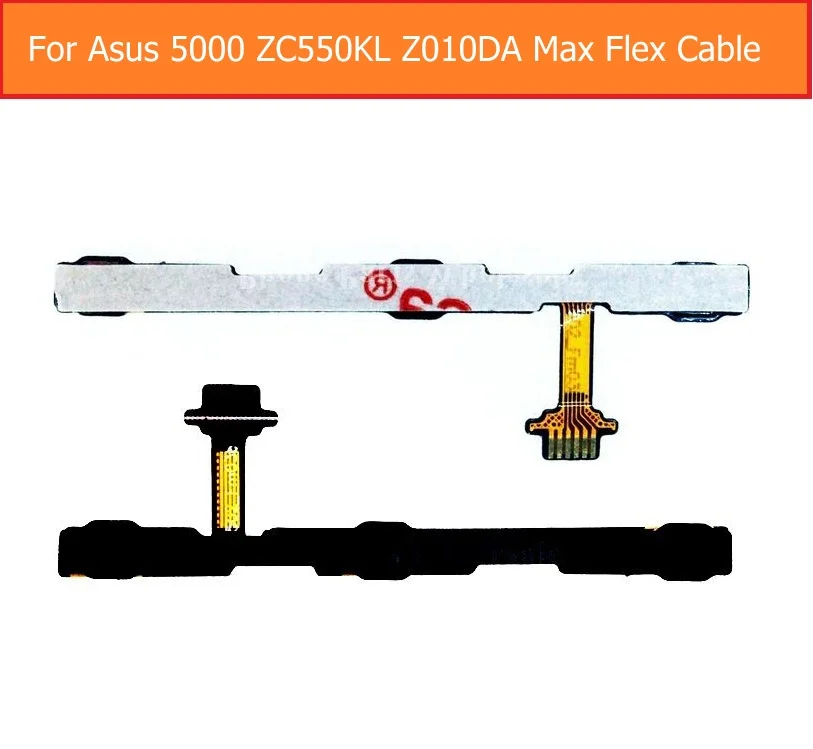 

100% Genuine switch on off control power flex cable For Asus zenfone Max Z010DA ZC550KL conncetor volume flex cable side keypad