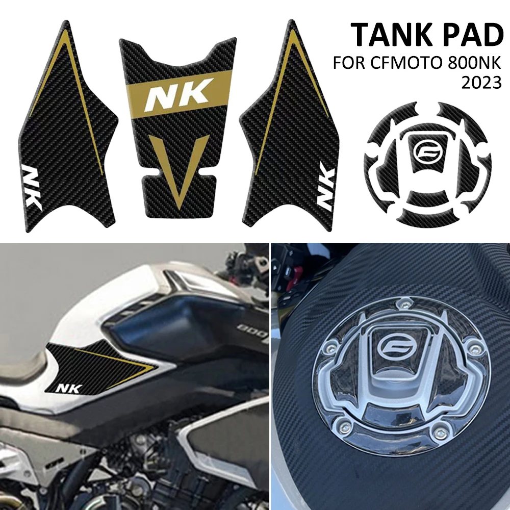 

CF800NK Motorcycle Anti Slip Fuel Oil Tank Cap Pad Side Knee Grip Decal Protector Sticker Pads FOR CFMOTO CF 800 NK 800NK 2023