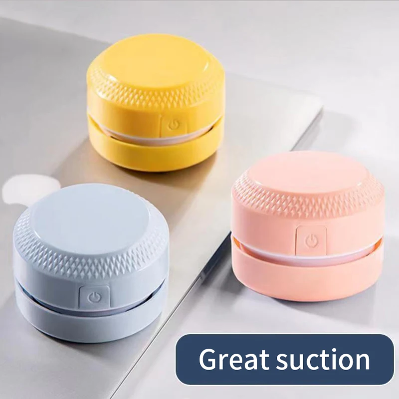 Clean Corner Table Dust Collector Multifunctional Handheld Vacuum Cleaner Coffee Powders Sweeper Cute Usb Charging Mini