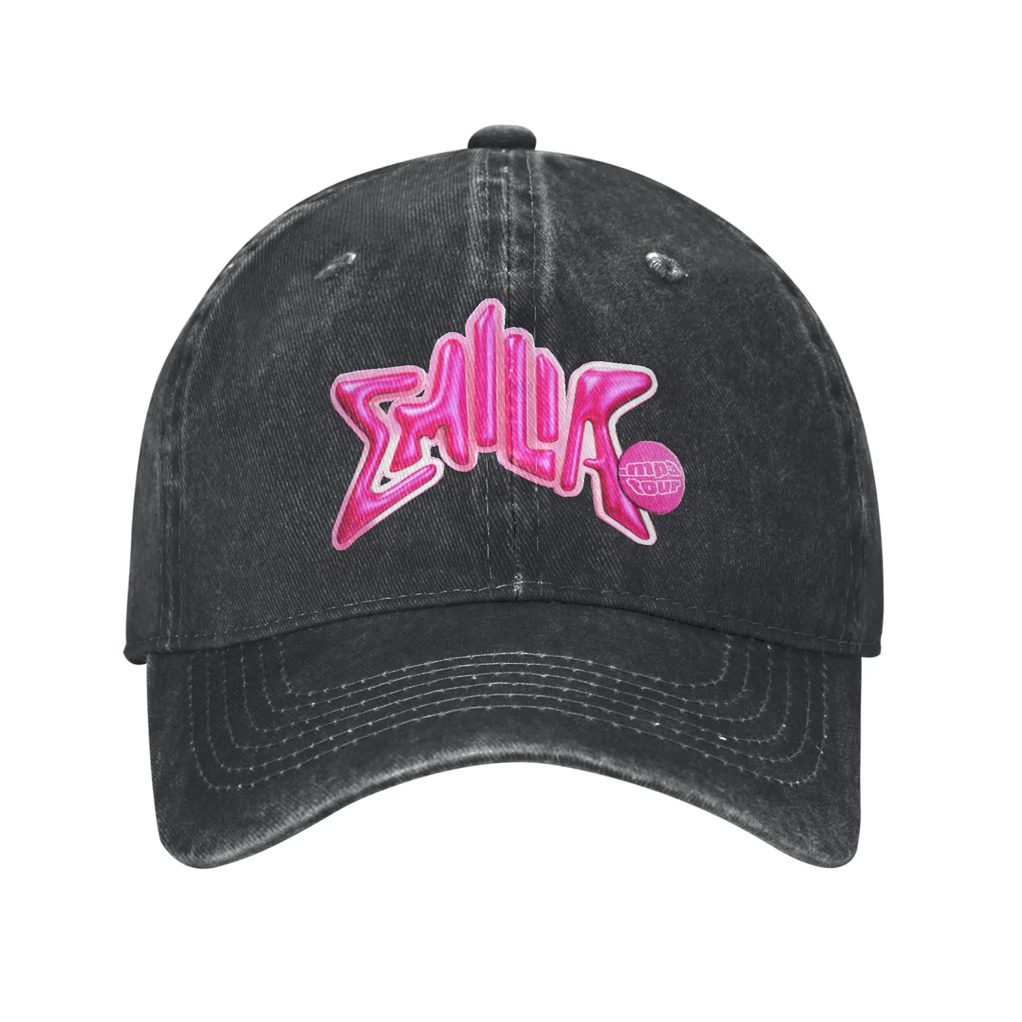 Summer Singer Emilia Mernes MP3 Tour 2025 Baseball Cap Sun Design Washed Hats Female  Street Style Hiking Fishing Baseball Caps