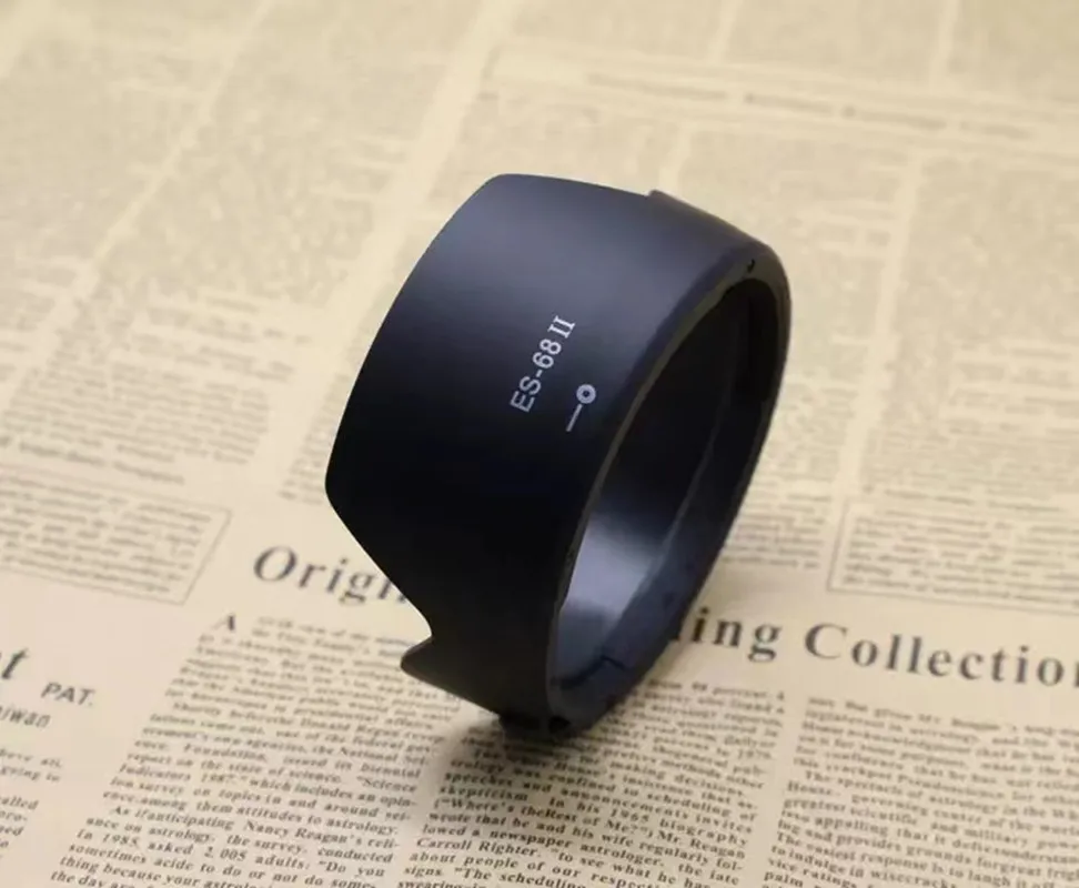 ES-68II Lotus Light Shield adatto per copriobiettivo Canon 50mm F1.8 STM 49mm