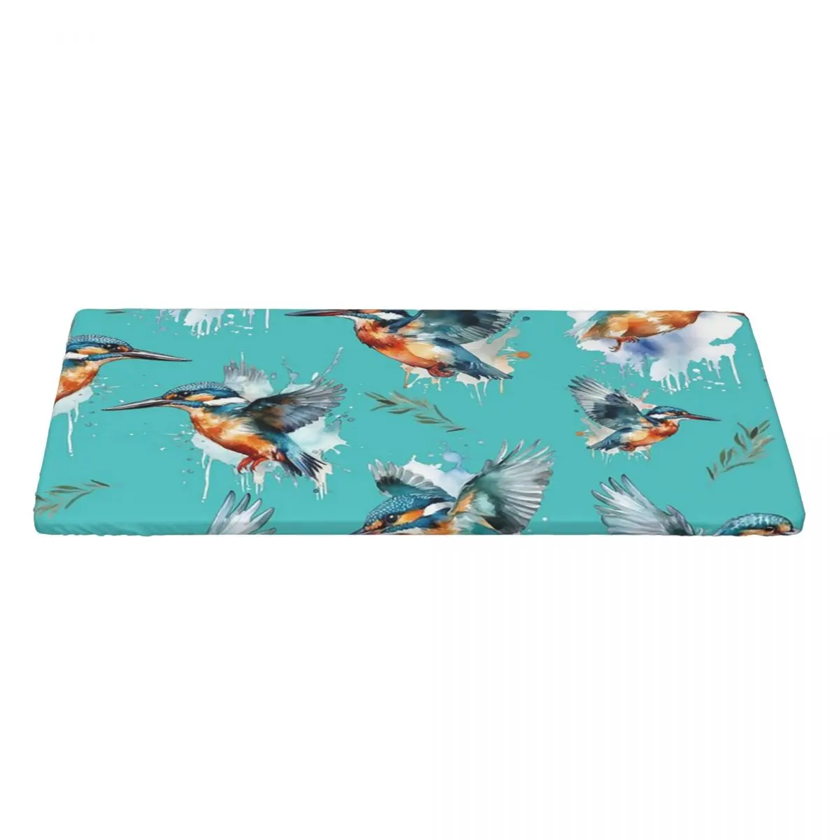 

Kingfisher Pattern Custom Rectangular Tablecloth Oilproof Table Cover for Dining Events Table Cloth