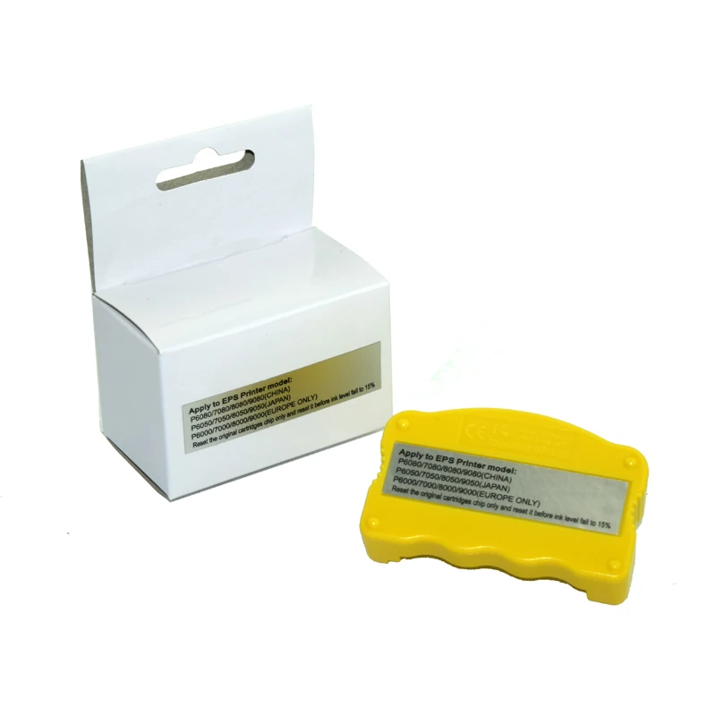 Refillable Ink Cartridge with Chip And Chip Resetter For Epson Surecolor P6000 P7000 P8000 P9000 Printer