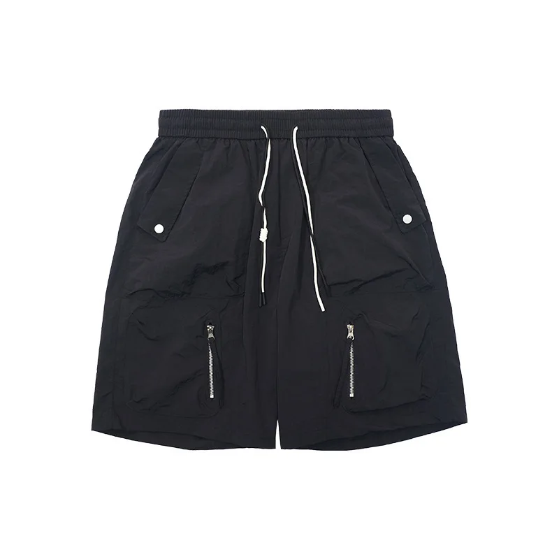 Frühling Und Sommer Neue Amerikanische Stil Arbeitskleidung Wasserdicht Atmungsaktiv Schnell Trocknend Spitze-Up Sport Shorts Unisex Lose Fünf-punkt YNN2