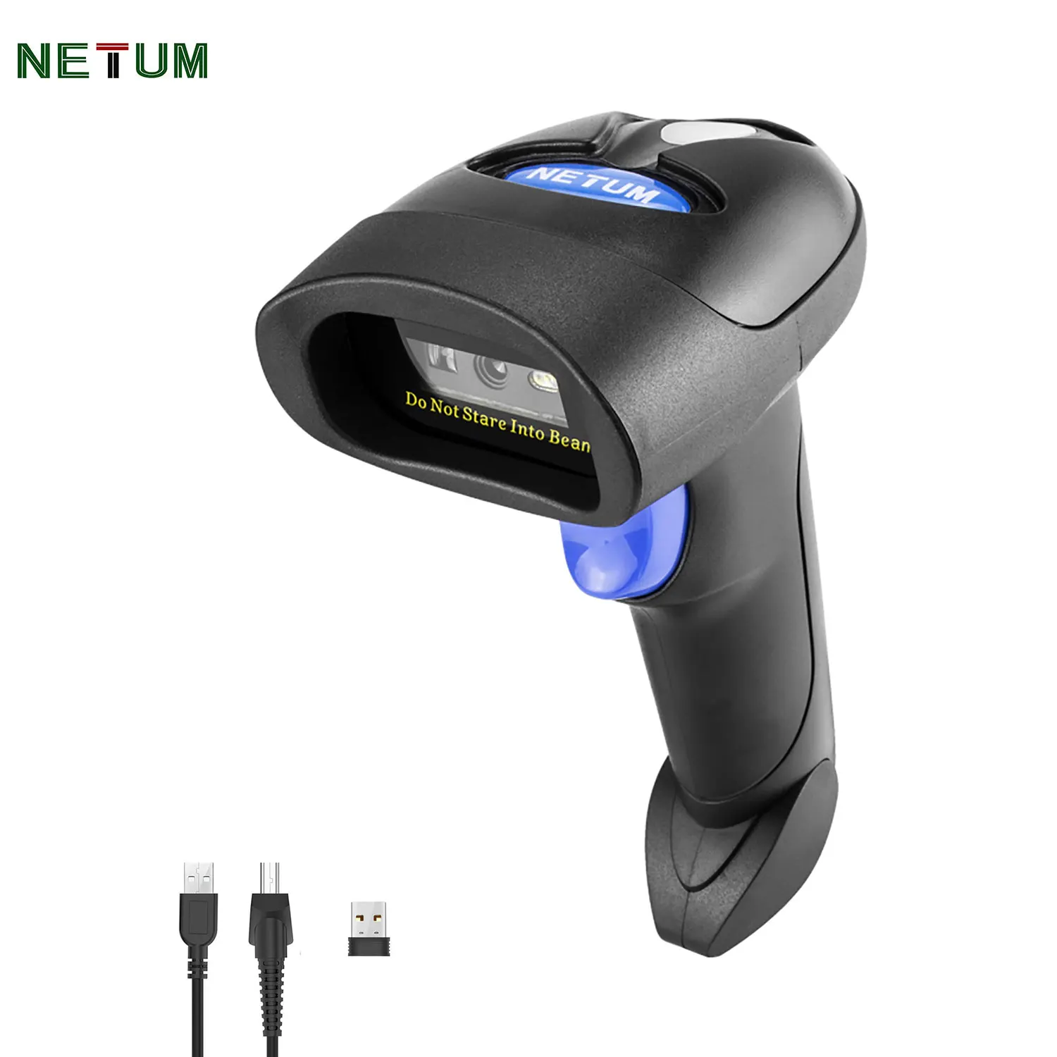 NETUM L8BL-W Wired 2D Barcode Scanner and L8BL-B Blueooth Wireless QR Barcode Reader PDF417 Automatic Sensing for Pos Scanning