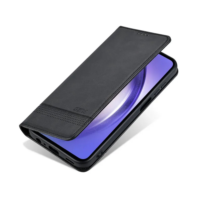 A55 A 35 15 06 A05 M55 5G Magnetic Leather Flip Book Case For Samsung Galaxy A05S A15 A35 A55 A16 A54 A34 A24 A73 A53 A33 Cover