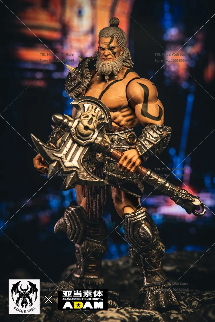 Original DF001 1/12 Collection Soldier Barbarian Madness Gladiator Orc Warrior Full Set 18cm Action Figure Doll