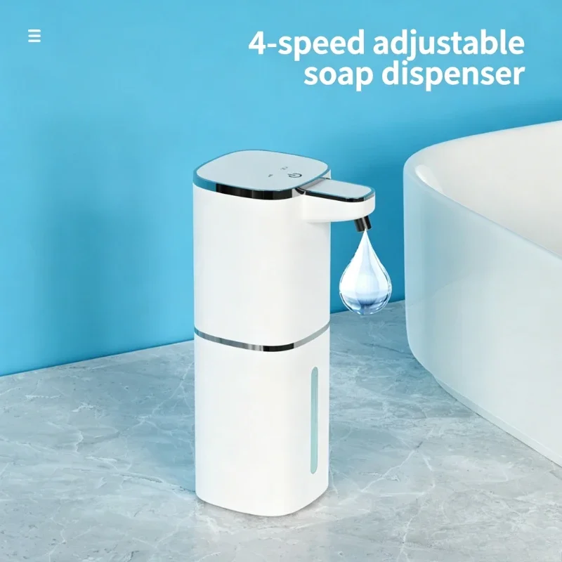 Automatic Soap Dispenser Touchless Foaming Soap Dispenser USB Rechargeable Electric 4 Level Adjustable for Home