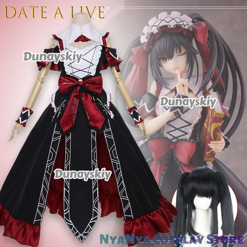 Dat e ALive Tokisaki Kurumi ssiCostume Admonition Journal Anime tenue personnage robe Halloween fête Lolita noël Cos