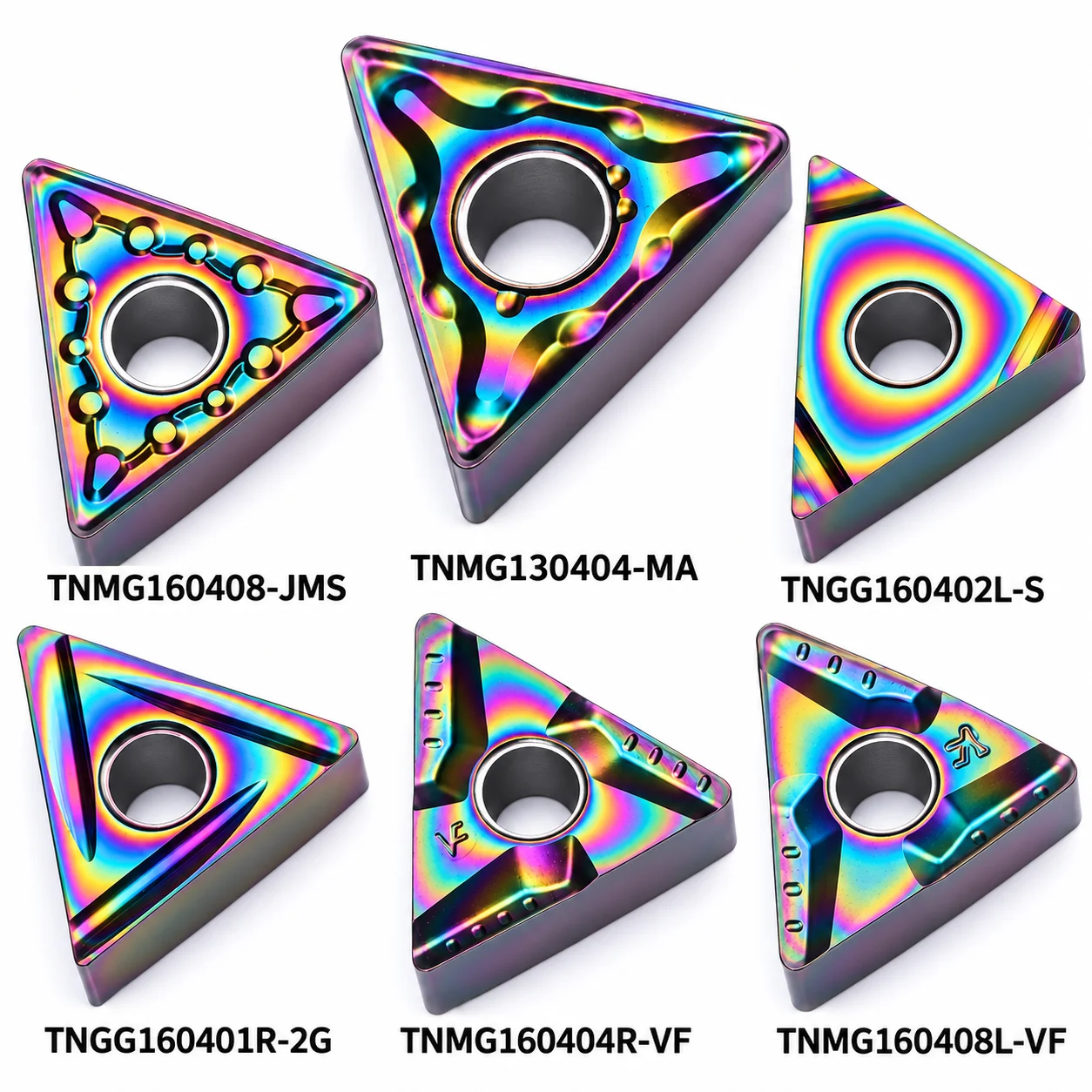 TNMG1304 TNMG1604 TNGG1604 CNC Carbide Turning Inserts Coated Lathe Tools for Steel Stainless Steel Aluminum