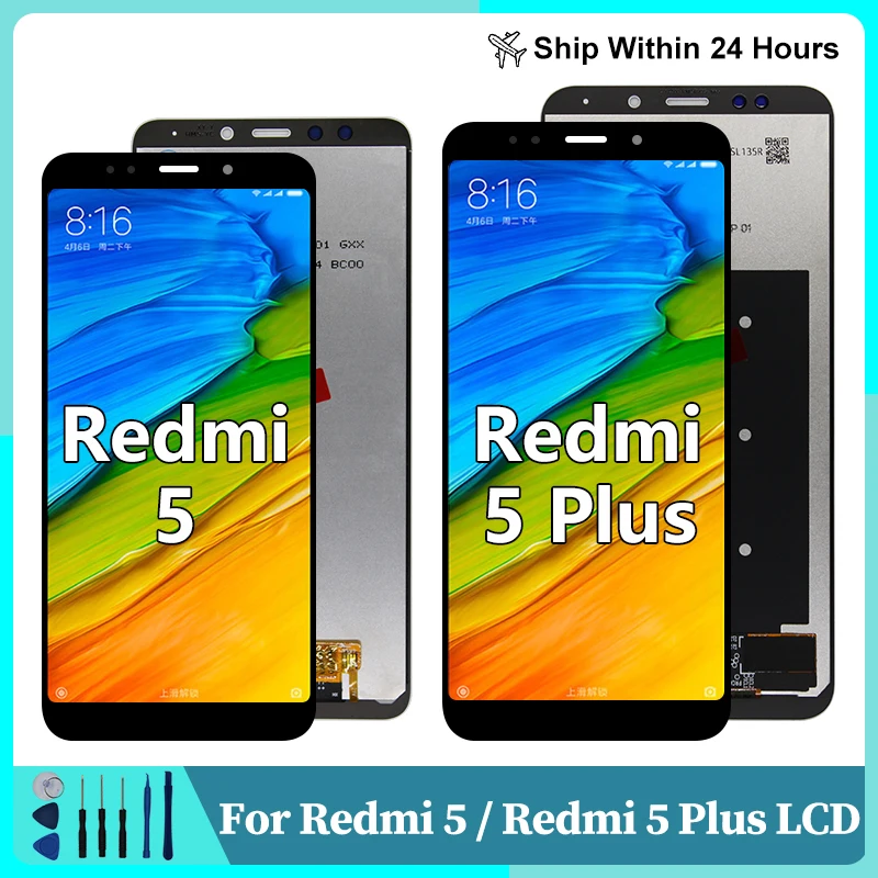 

High Quality Touch Screen For Xiaomi Redmi 5 Plus LCD Display Digitizer Assembly For Redmi 5 Display Replacement Parts LCD MEG7