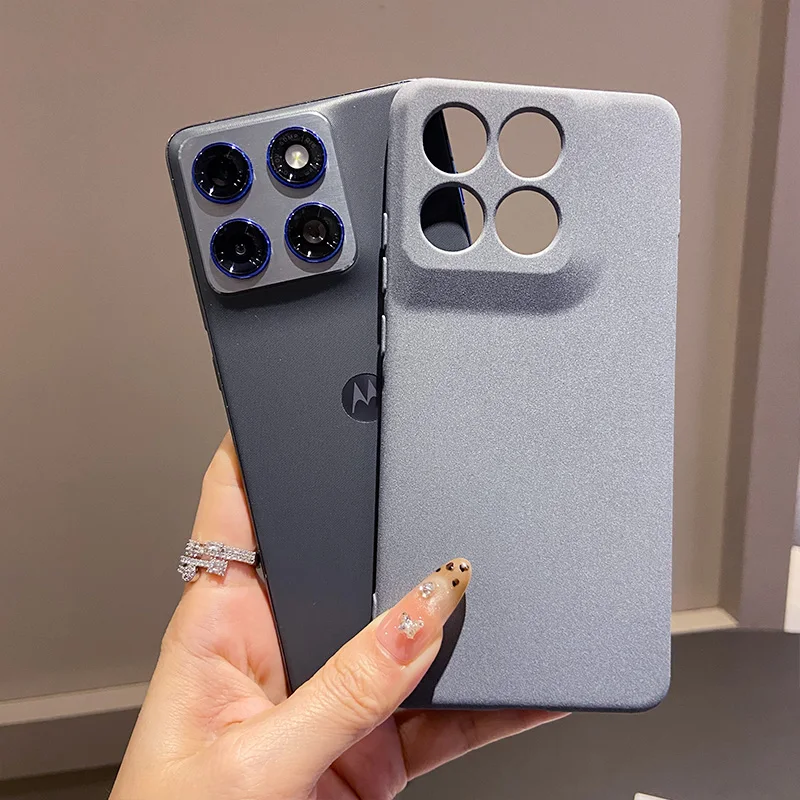 Capa de Telefone Ultra Fina Fashion Rock Sand para MOTO Edge 70 Fusion 60 Pro 50 Ultra Neo G67 G57 Power Protetor TPU à Prova de Choque