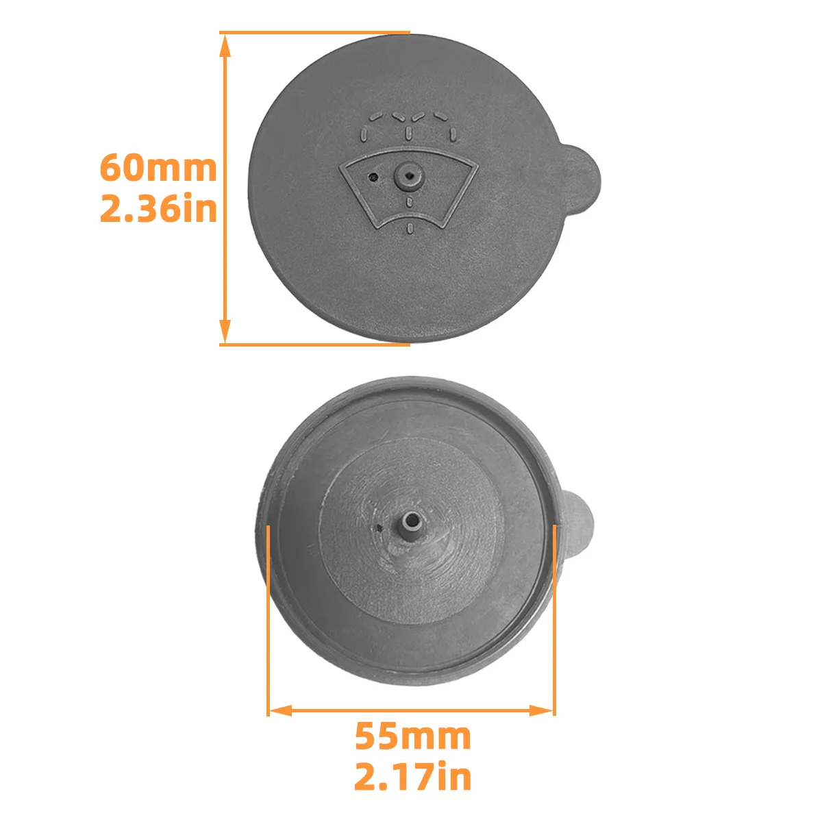 Kunststoff-Wischflüssigkeitsbehälterdeckel für Nissan Qashqai Navara X-Trail Rogue Almera Infiniti FX30 QX70, B8913-JG000 – Detail 6