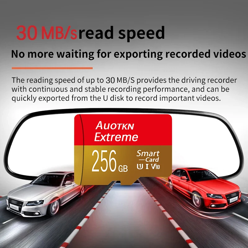 MicroTF Smart SD Card 8GB 16GB 32GB for CD Player High Speed Memory card Class10 64GB 128GB Mini SD Card 256GB Free Gift Adapter