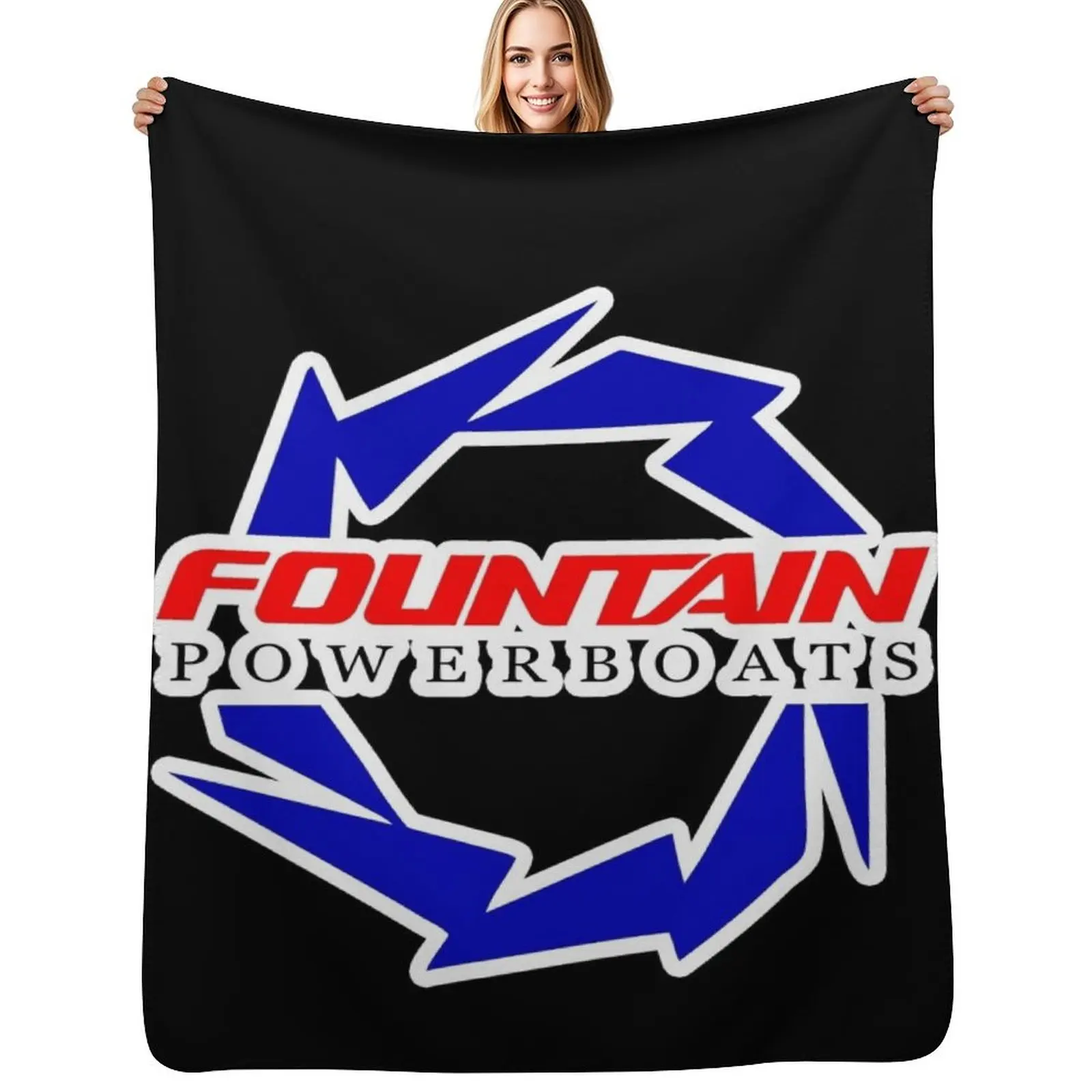 

Fountain Powerboats Boat Throw Blanket Cozy Throw Blanket for Bed Sofa Chair