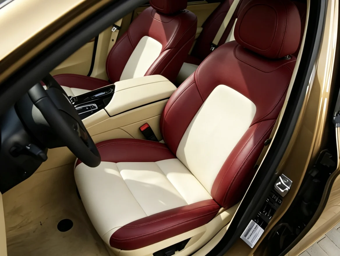 Für BMW F11 2010~2017 Maßgefertigte Autositzbezüge Luxuriöses Nappaleder 100% Passgenau Innenraumzubehör 360 ° Vollständige Abdeckung – Detail 10