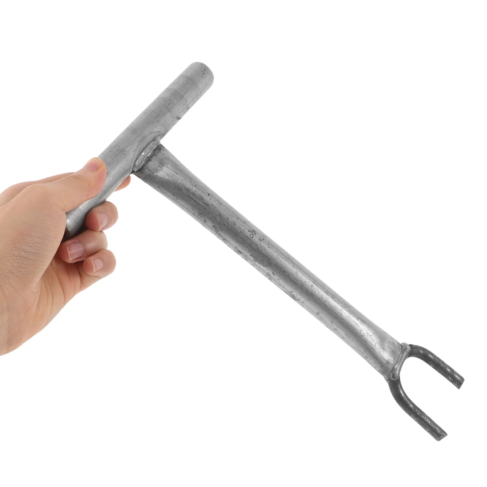 

27Cm Long Handle Valve Shut Off Wrench 3Cm Opening Deep Pipe Tool Durable Plumbing Valve Spanner With T-Handle