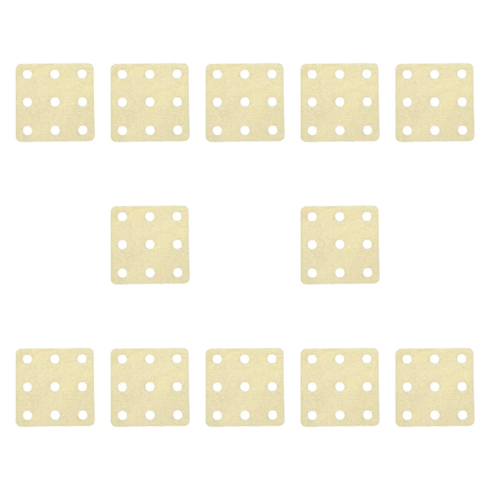 Weaving Loom Wood Cards 2x2 Inch DIY Craft Accessories for Crochet Knitting and Textile Making