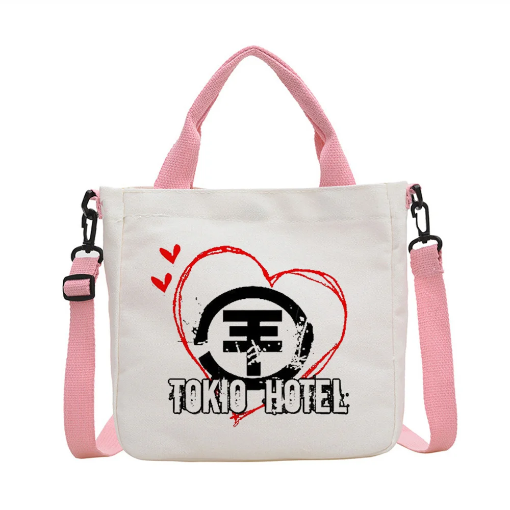 Music Tokio Hotel tote bag y2k shopping reusable grocery femme