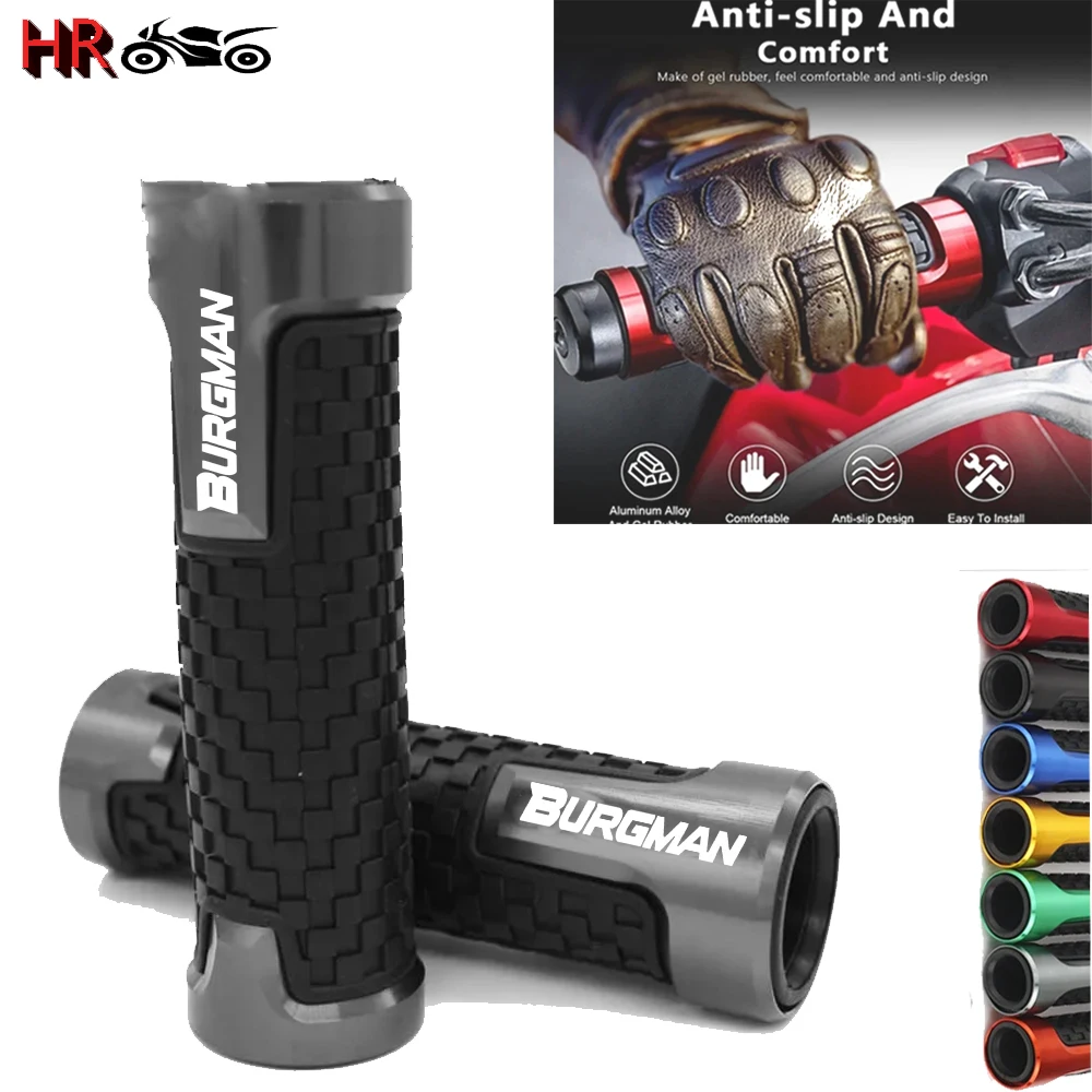 For SUZUKI BURGMAN 650 400 125 200 250 AN650 AN400 AN125 AN200 Handlebar Grips Motorcycle Handle Grip Handlebar Grips cover