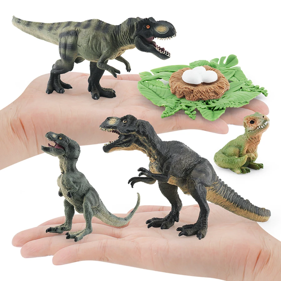 Realistic Jurassic Mosasaur Saichania Tylosaurus Tyrannosaurus Pterosauria PVC Dinosaur World Animal Model Figures Toys For Kids