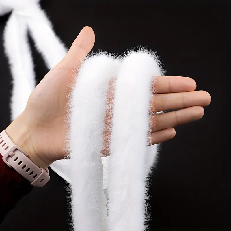 1Meter mink like edge-DIY sewing and handmade accessories,suitable for cheongsam,Christmas decoration,and clothing embellishment