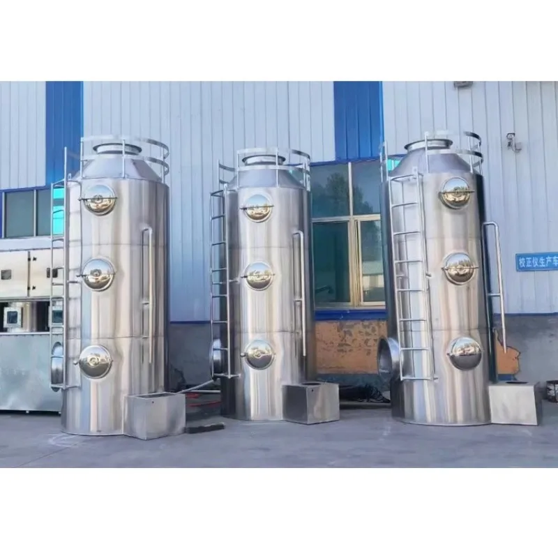 Stainless steel pp spray tower waste gas treatment acid mist purification desulfurization dust removal tower