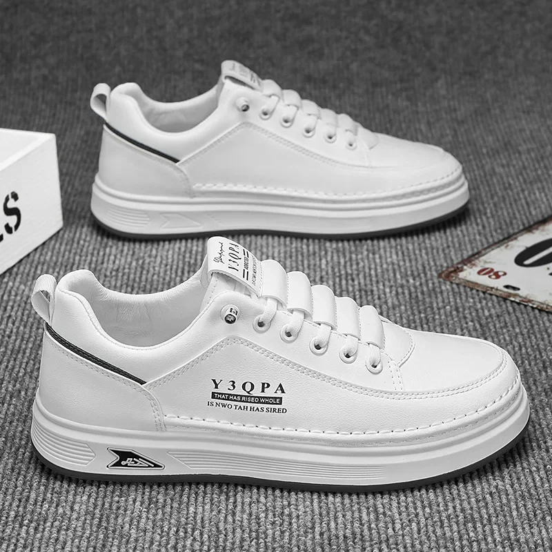 

Мужская обувь-лифт — скрытое увеличение роста — удобные кожаные модные кроссовки для повседневного использования и работы | Противоскользящая мягкая подушка