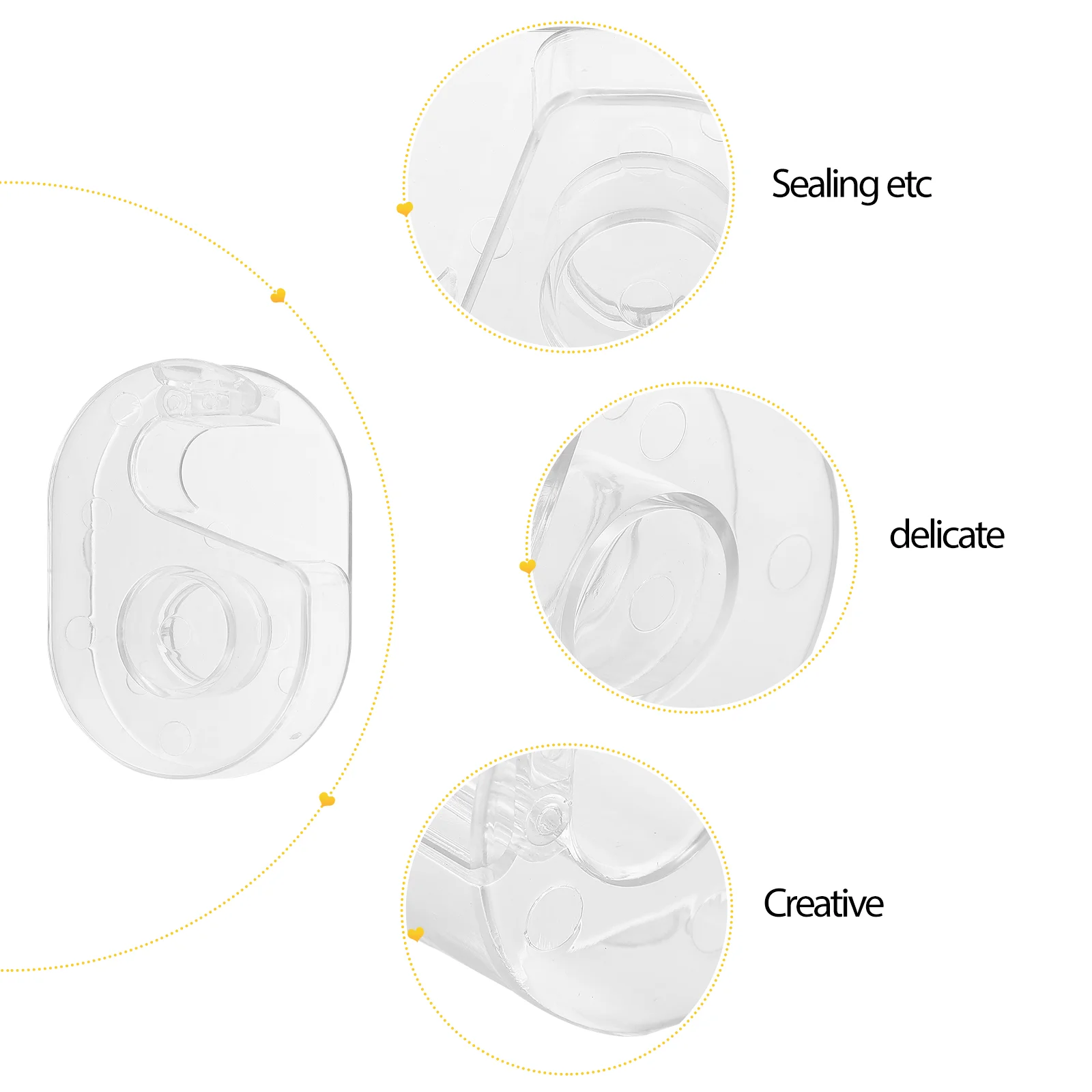 5 ชิ้นกาวเทปและกระดาษกาวตัด Wahsi Dispenser Organizer Desktop Storage สําหรับ DIY พลาสติก Office