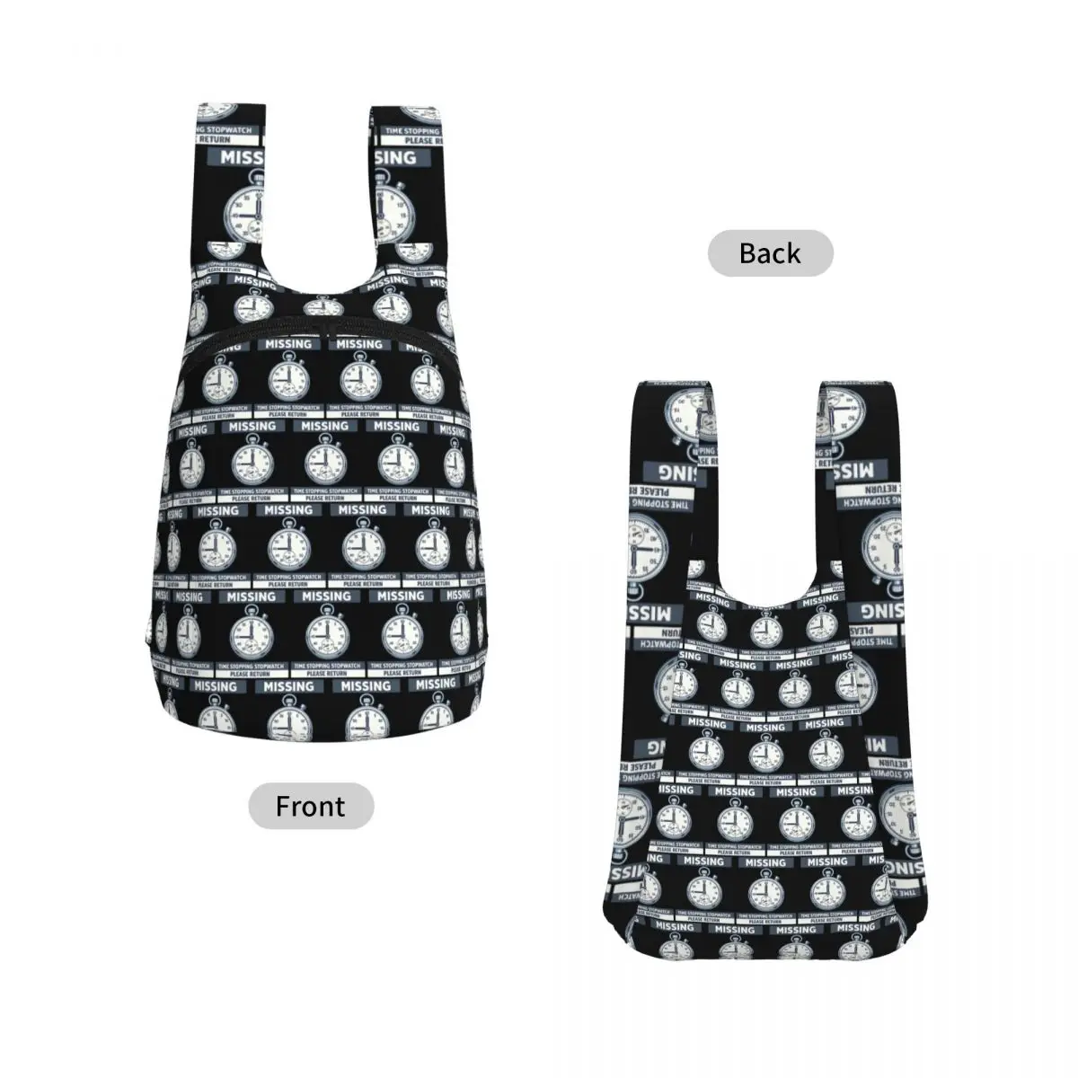 Missing Time Stopping Stopwatch Backpack Student Storage BookBag Kids School Bag Laptop Shoulder Bags for Boys Girls