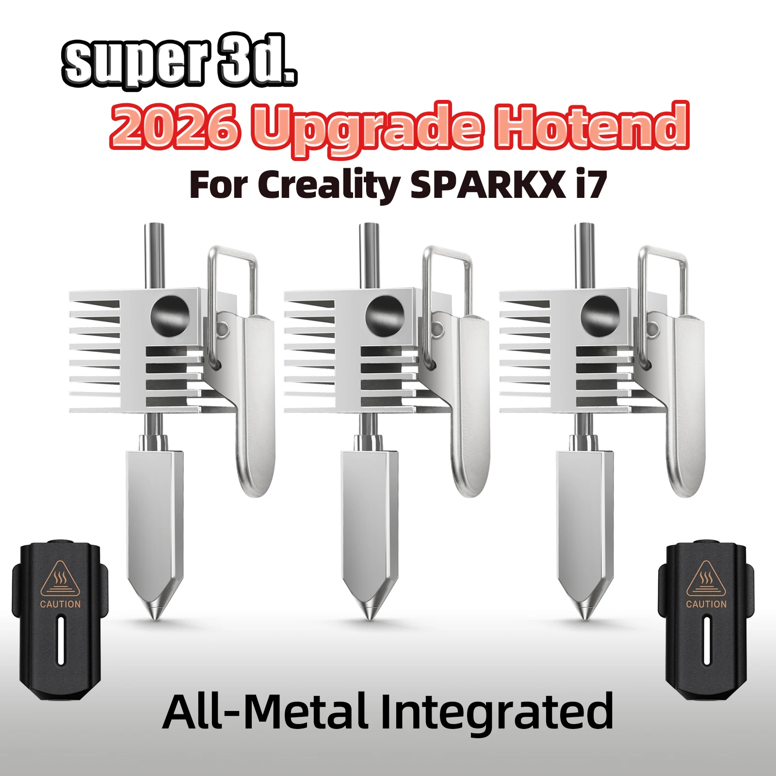 

Upgrade Hotend Kit For Creality SPARKX i7 Fast Speed Hot End Assembly 0.4mm Hardened steel Nozzle 3D Printer Parts i7 Print Head