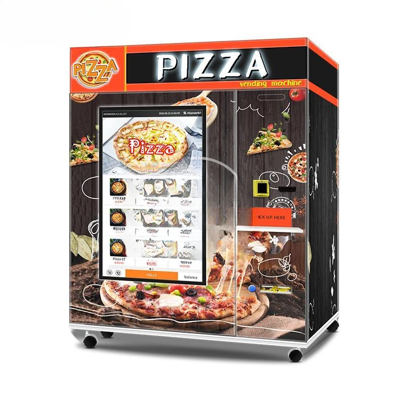 Let Pizza Vending Machine With Heating And Baking System Pizza Vending Machine Full Automatic