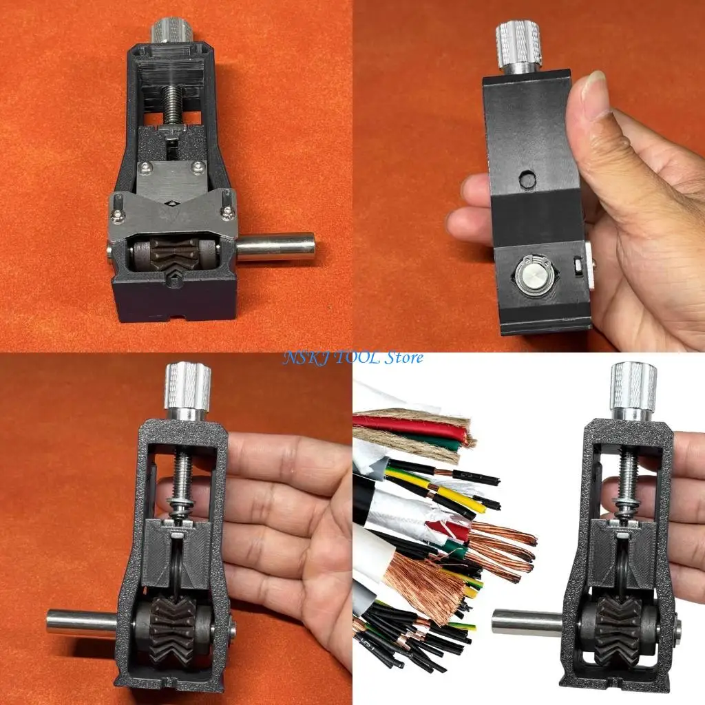 L8RC Multiple Functional Wire Stripper Tool For 1.5 20mm Cables 5 Second Blade Replacement Condensed Design