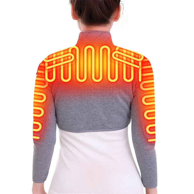 Fever Clothing Neck Shoulder Arm Warm Compress Heating Shoulder Cold Protection Electric Heating Sleeping Vest Portable Ladies