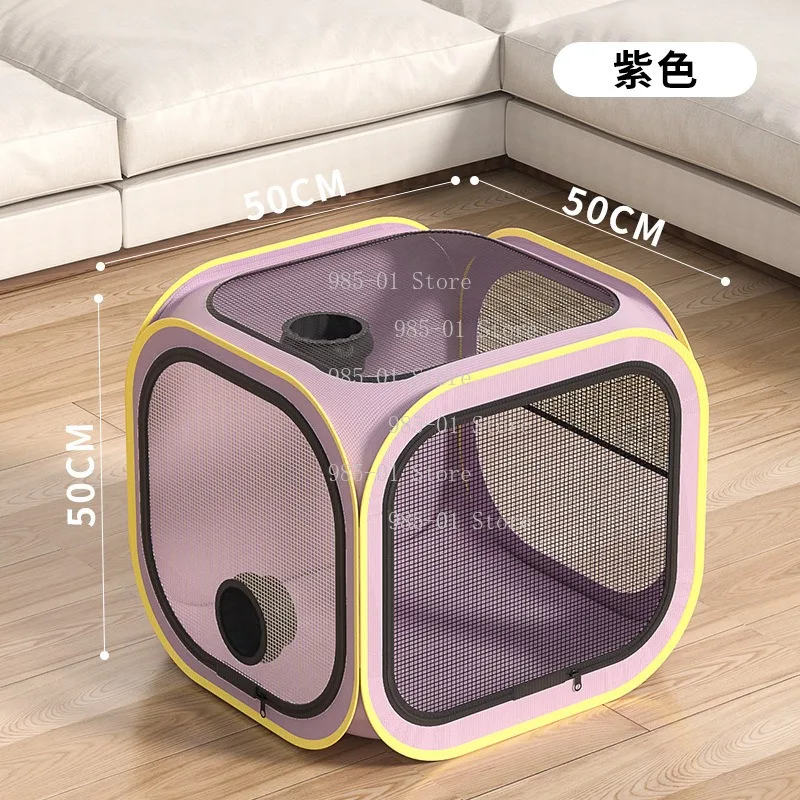 Portable Pet Drying Box Dog Cat Grooming Blower Bag No Flying Hair