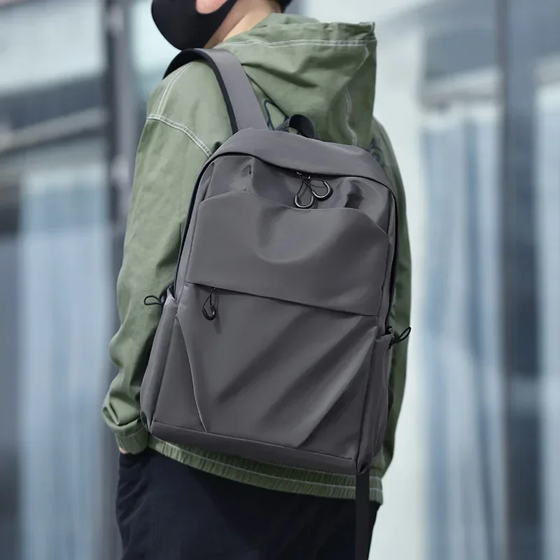 New Fashionable Casual Computer Bag Large Capacity Men's Business Backpack with Printable Logo Lightweight Student Backpack