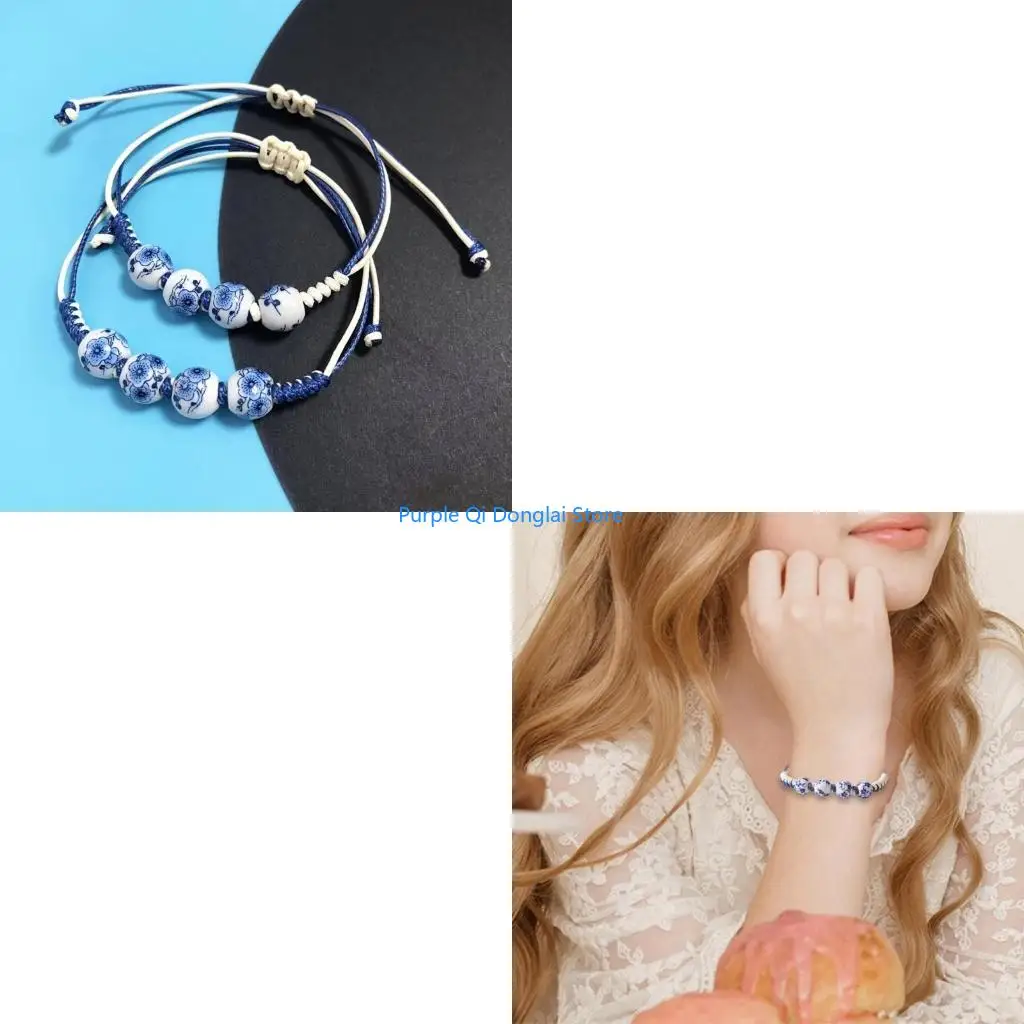 L21E Unique Oriental Styles Bead Bracelet for Trendsetters and Culture Lovers