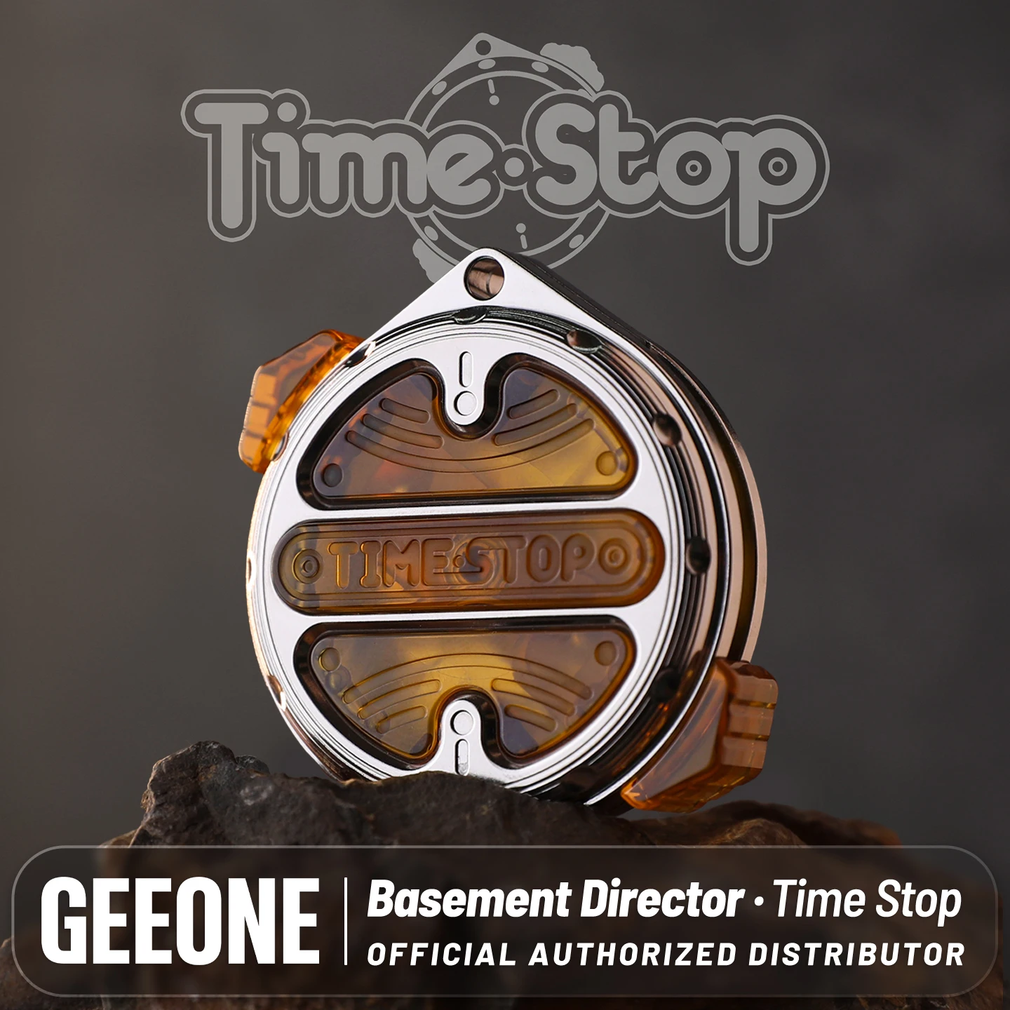 Basement Director EDC Time Stop Ratchet Fidget Spinner Titanium PEI Stress Relief Toy Fidget Toys For Adults Spinner