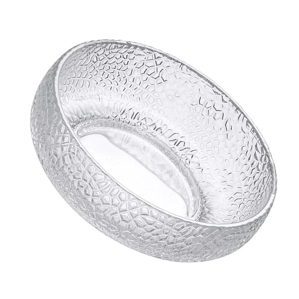 

Glass Salad Bowl Transparent Fruit Salad Bowl Exquisite Design for Home Hotel Kitchen Decorative Multi-Function Modern Elegant