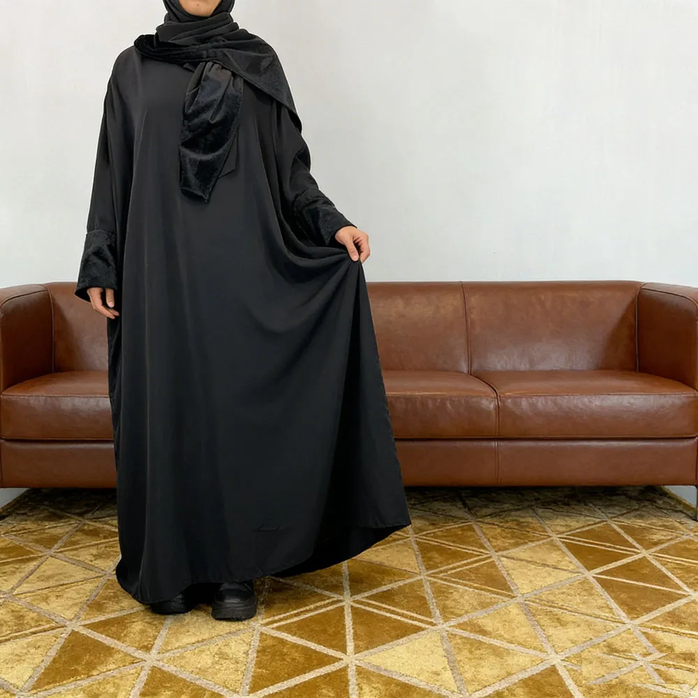 

Eid Djellaba Modest Muslim For Women Dubai Abaya Turkey Kaftan Ramadan Hijab Dress Robe Arab Caftan Marocain Femme Jalabiya Gown