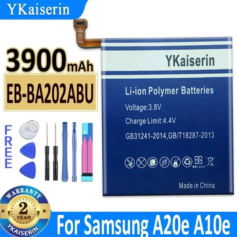 

EB-BA202ABU 3900Mah Mobile Phone Battery Environmentally Friendly High-Capacity For Samsung Galaxy A20e A10e A102W A102U A202F