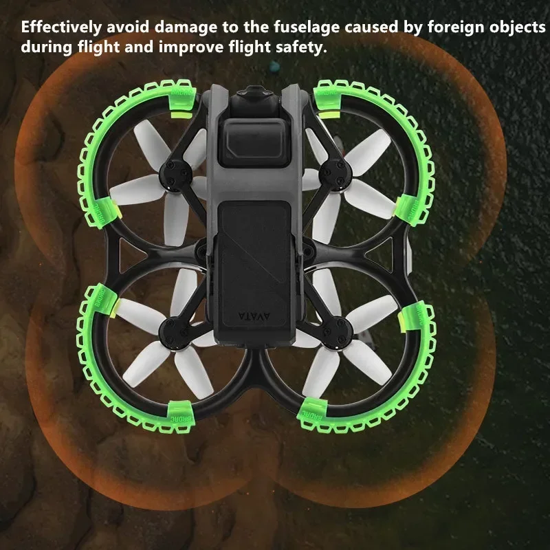 ل DJI AVATA المروحة شفرة مجداف حماة المضادة للتصادم غطاء للحماية ملحقات طائرة بدون طيار