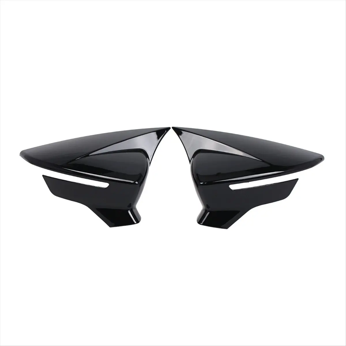 #95U (Gloss Black)Auto Rear Mirror Cover Shell Cap Housing For Seat Leon,Automotive Parts & Accessories