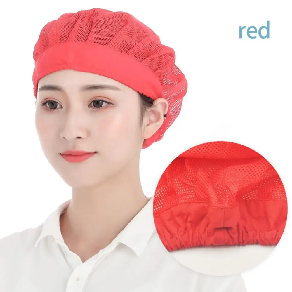 Chic Food Service Chef Cap Bundled Hair Hair Nets Cook Hat Work Headband Cooking Hygienic Cap Catering