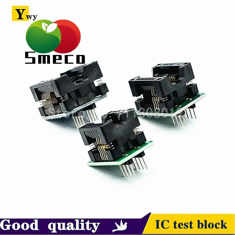 SOP16 to DIP8 Wide-body Seat Wide 150mil 200mil 208mil 300mil Programmer SOP8 Adapter Socket for EZP2010 EZP2013 CH341A IC test